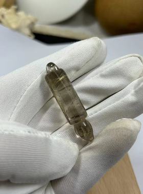 发晶钛晶文昌笔状元笔吊坠