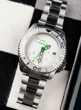 VENCREW 韦恩船员 全自动机械手表男款 夜光防水潜水表商务腕表男