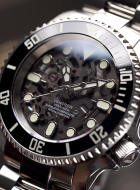 韦恩船员手表 VENCREW【塞壬】男款手表夜光防水机械表男士腕表