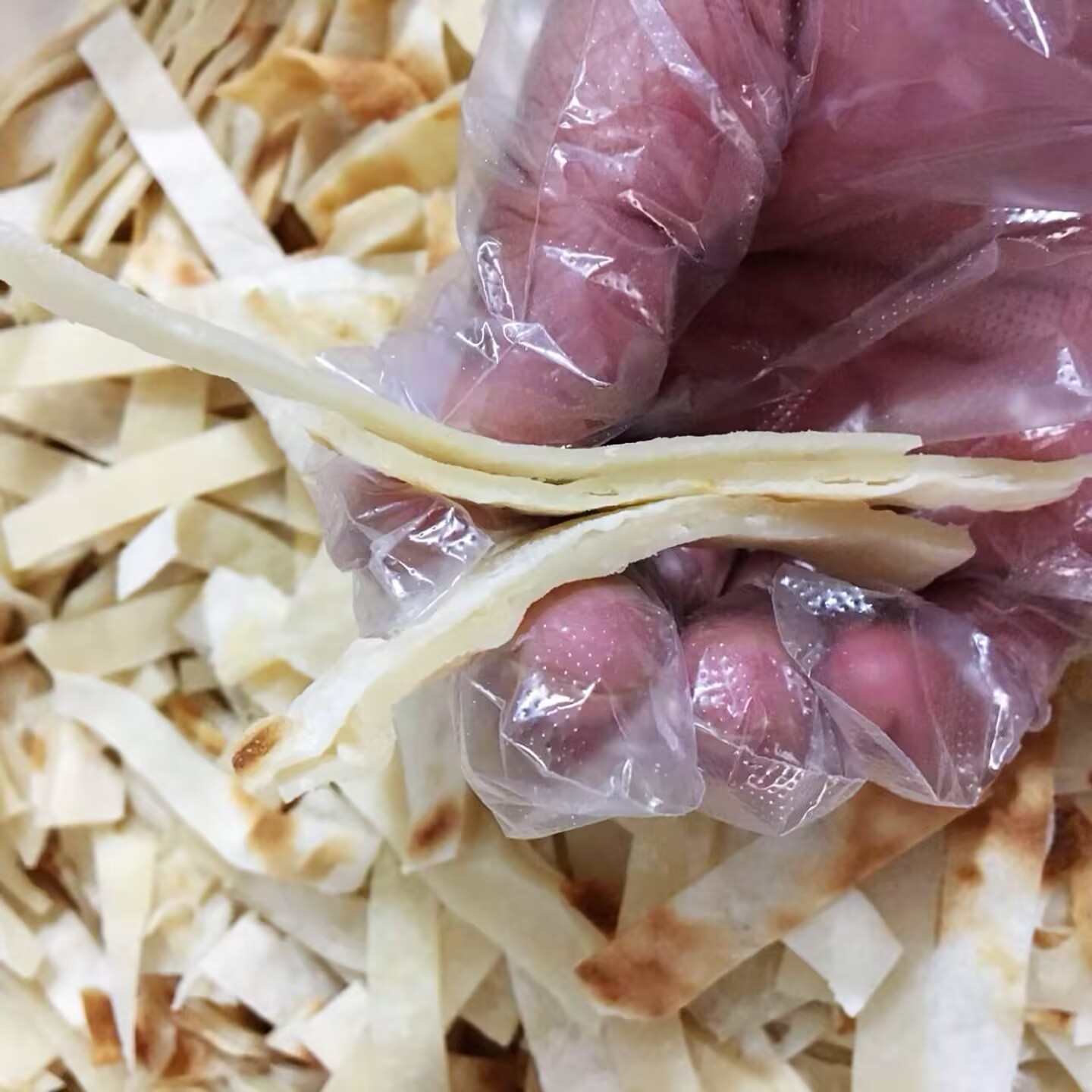 饼丝饼条宽饼丝烩饼条纯手工饼条烩饼焖饼快餐食品真空包装包邮