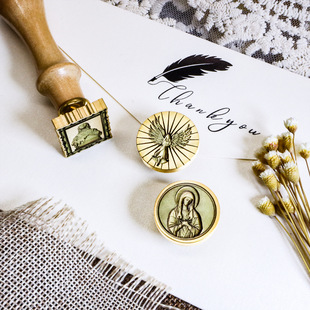 【复古文艺系列】火漆章头翅膀异形浮雕玫瑰龙立体激光精雕铜头