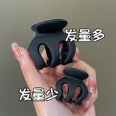 简约时尚 扎高马尾神器固定发夹女丸子头盘发夹子头饰女后脑勺抓夹