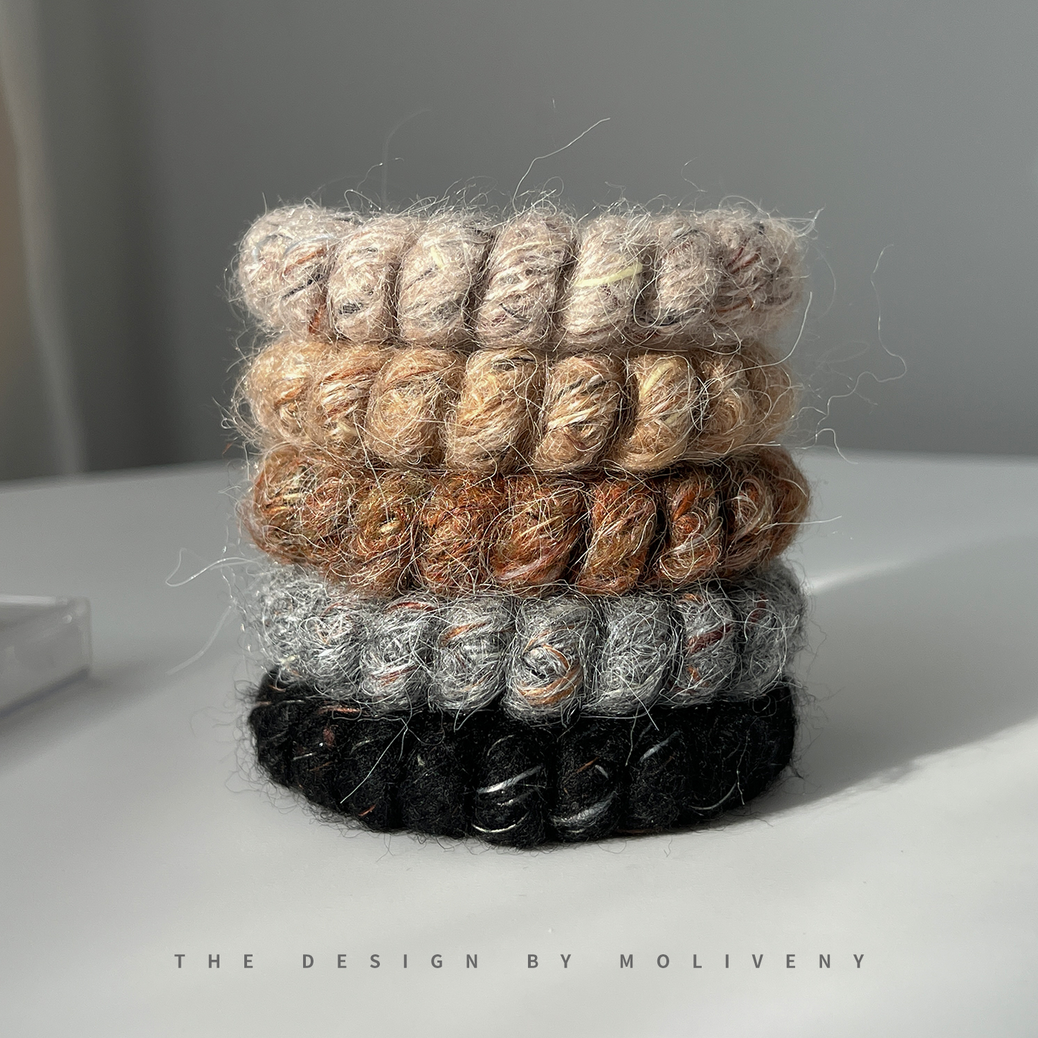 高弹力秋冬耐用扎头电话线发圈