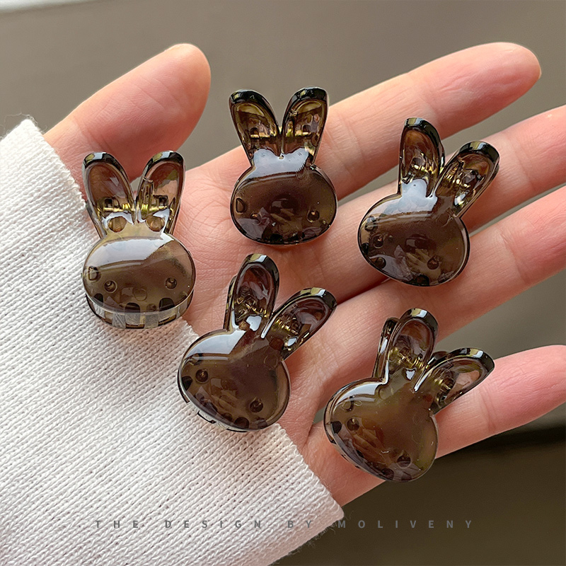 抓夹时尚简约兔耳朵鲨鱼夹小号