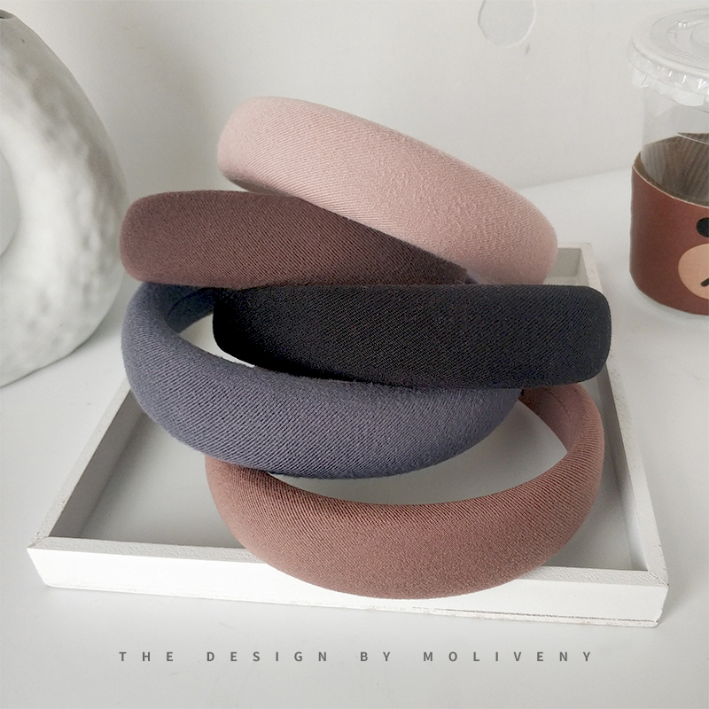 海绵秋天法式彩色颅顶增高发饰