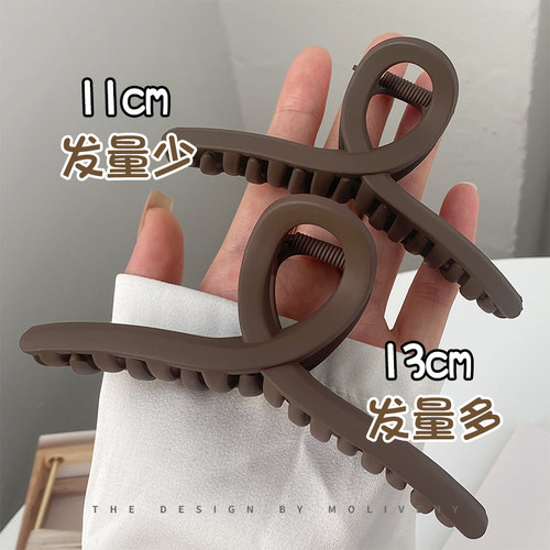 抓夹简约时尚人字鲨鱼夹大号