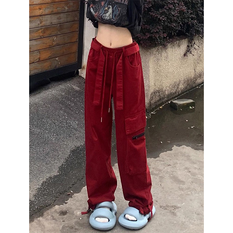 胖妞请进，遮胯显瘦工装裤