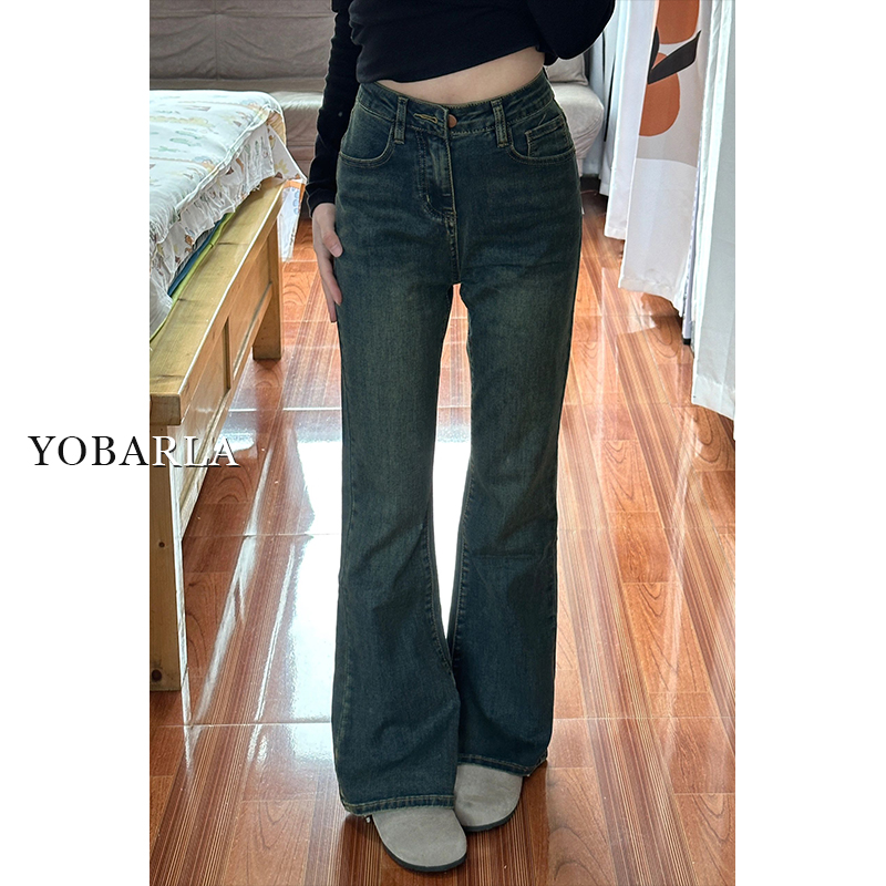 谁穿谁好看，闭眼入的微喇牛仔裤