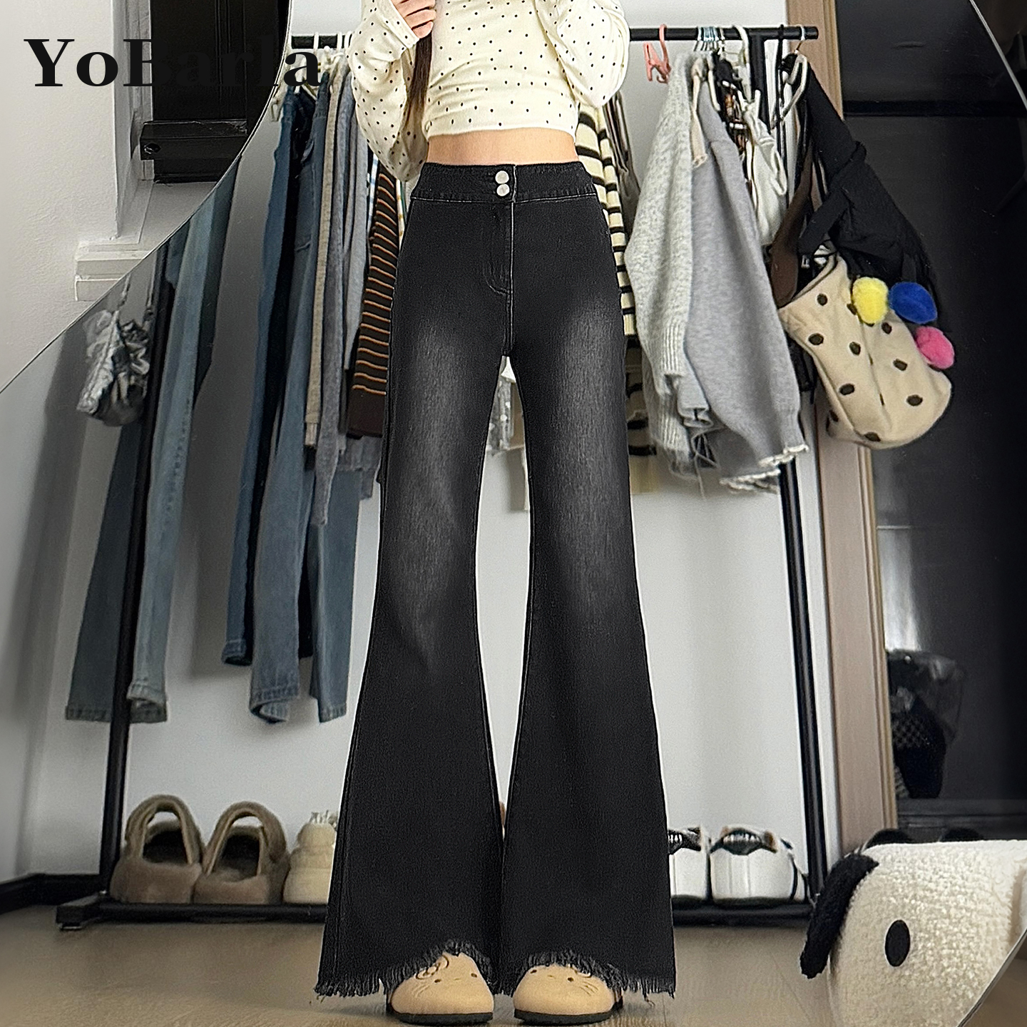 谁穿谁好看，百搭显瘦款牛仔裤