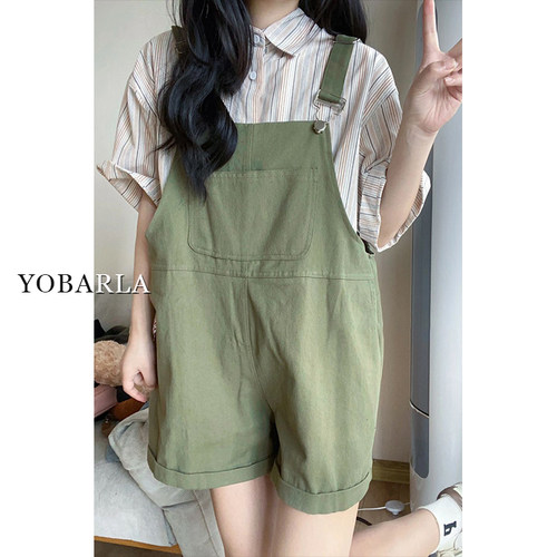 遮肉显瘦，梨形身材休闲背带裤