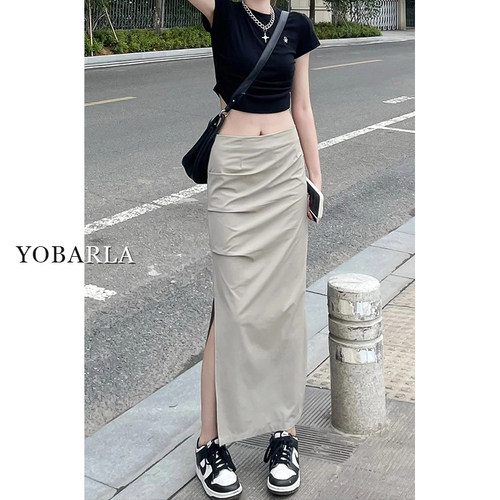 胖妞请进，遮胯显瘦的休闲半身裙