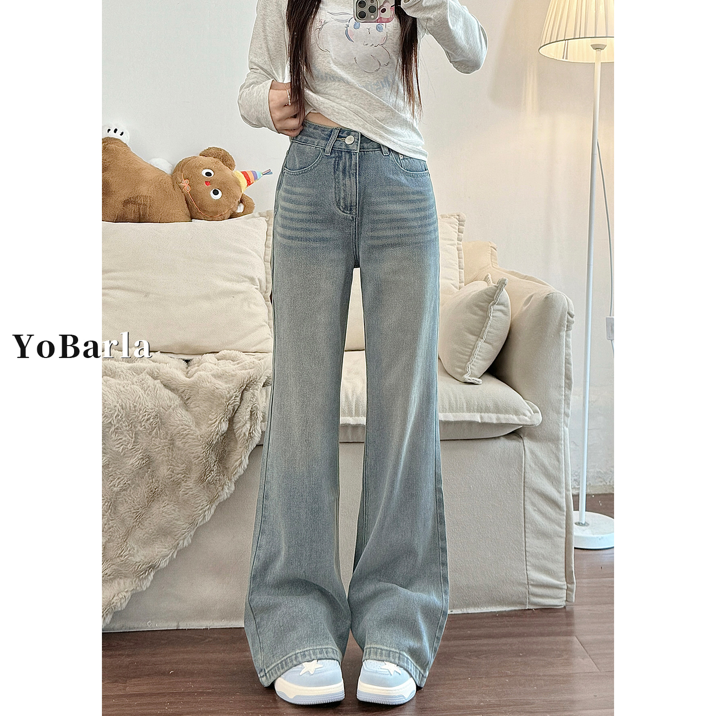 谁穿谁好看，闭眼入的微喇牛仔裤