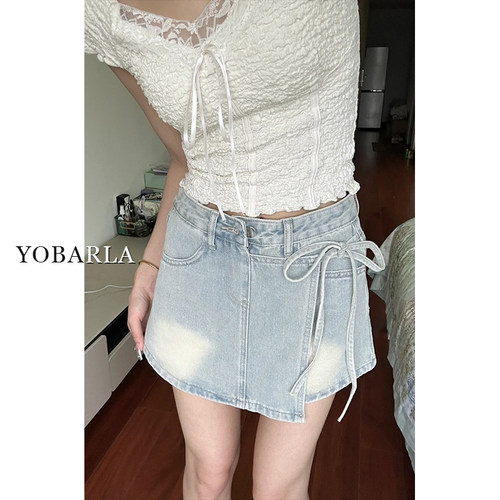 胖妞请进，遮胯显瘦的牛仔裙裤！