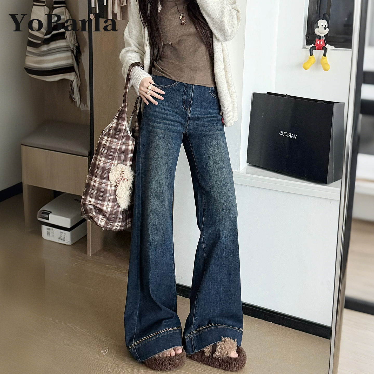 谁穿谁好看，闭眼入的微喇牛仔裤