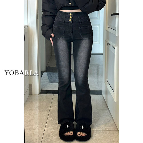 达人亲测，修饰腿型的微喇牛仔裤