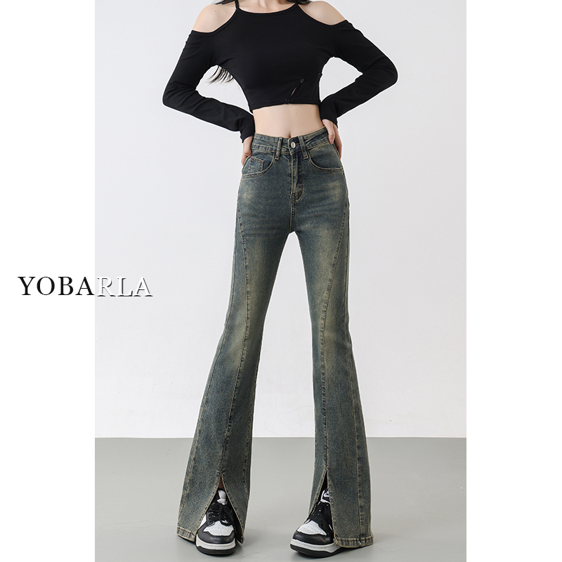 修饰各种腿型，超显瘦的牛仔裤