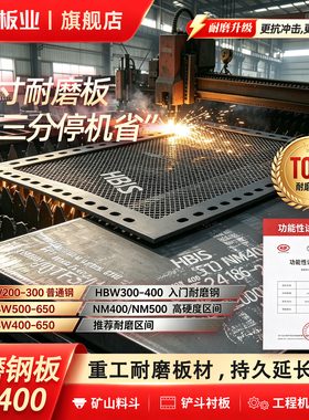 NM400/NM500耐磨板 高硬度耐磨钢板NM450/NM600铲车铲斗耐磨钢板