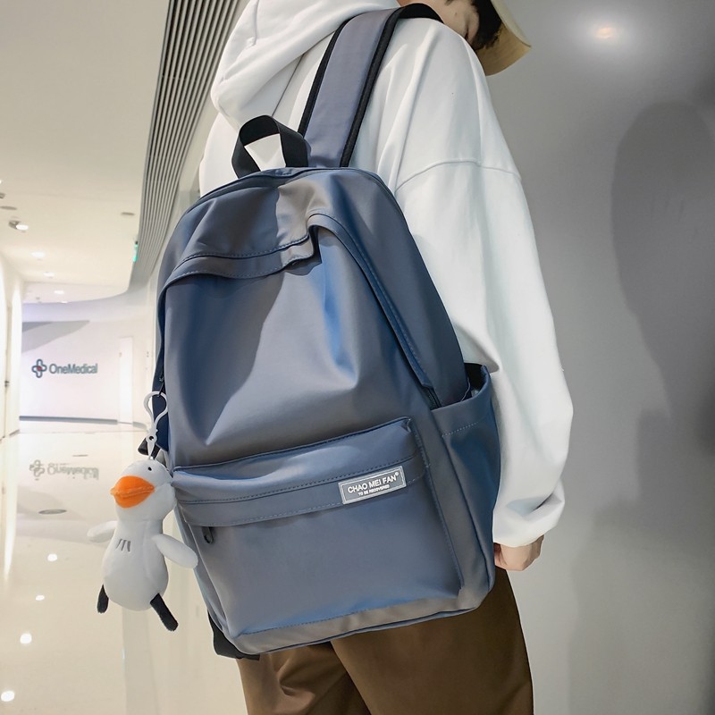 balo nhỏ gọn cho nữ Ba lô nam thời trang Ba lô du lịch chống nước Túi máy tính nam Đơn giản Túi học sinh trung học đại học Thương hiệu hợp thời trang balo nữ hàng hiệu balo nữ hàng hiệu