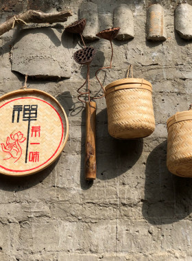 罐罐茶墙饰茶文化普洱茶装饰品