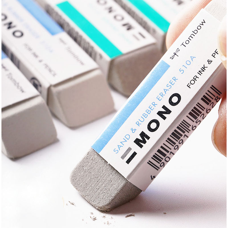 砂橡皮蜻蜓ES-510A磨砂胶擦长方形两用橡皮可擦钢笔圆珠笔三送一