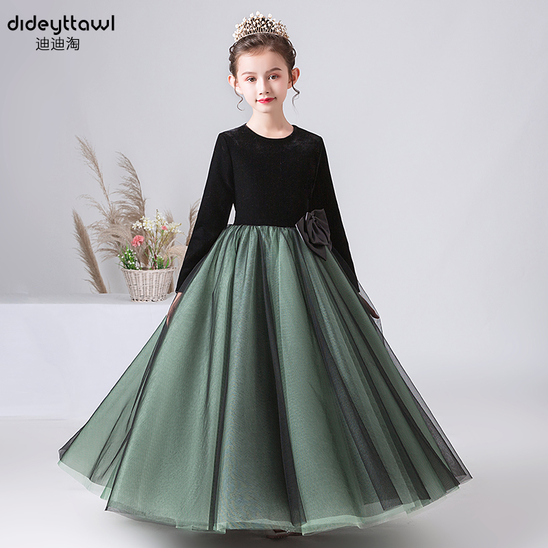 儿童礼服公主裙女童绒