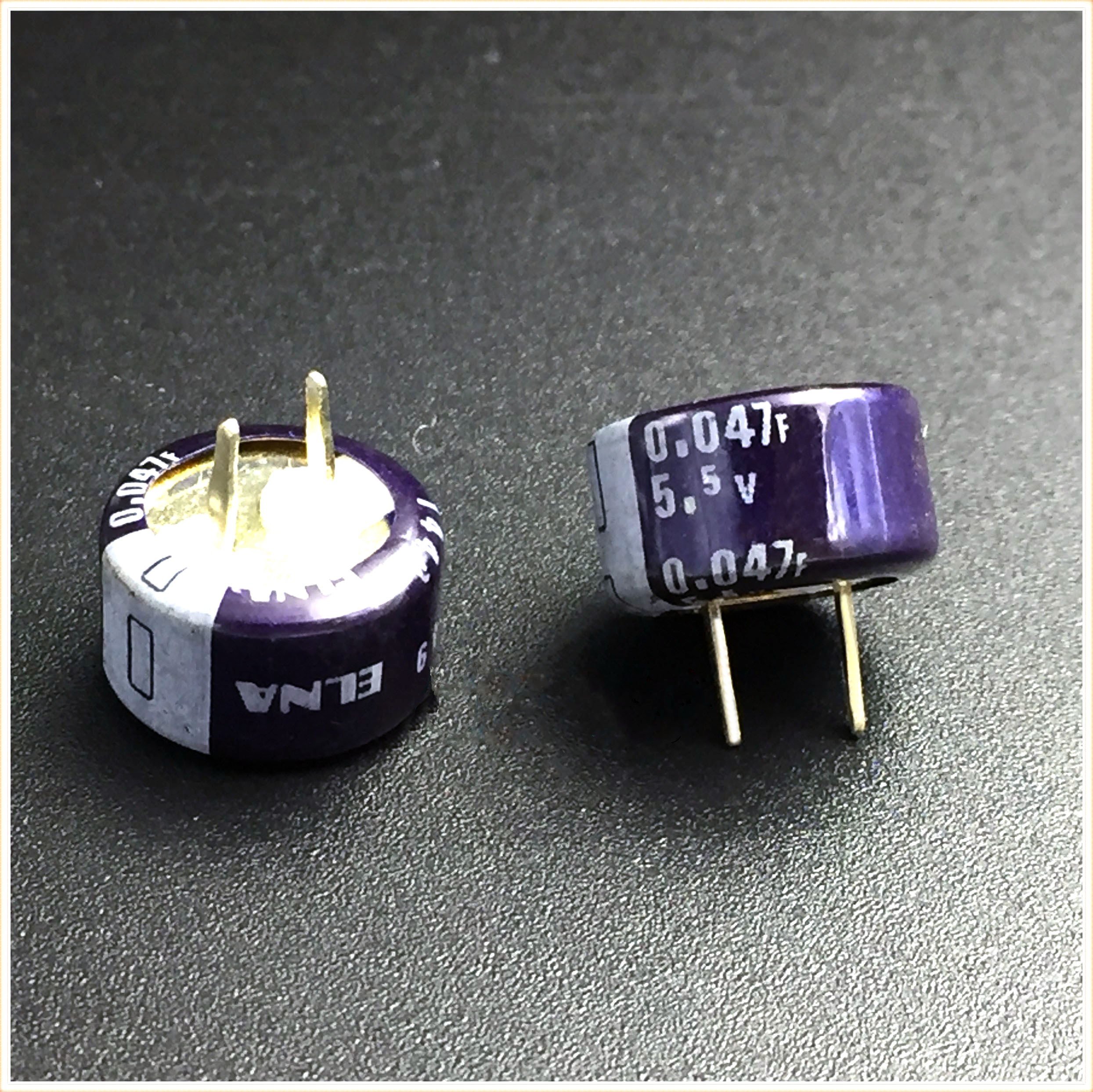 日本 ELNA 伊娜 超级法拉电容5.5V0.047F DB-5R5D473 12*6.5*5