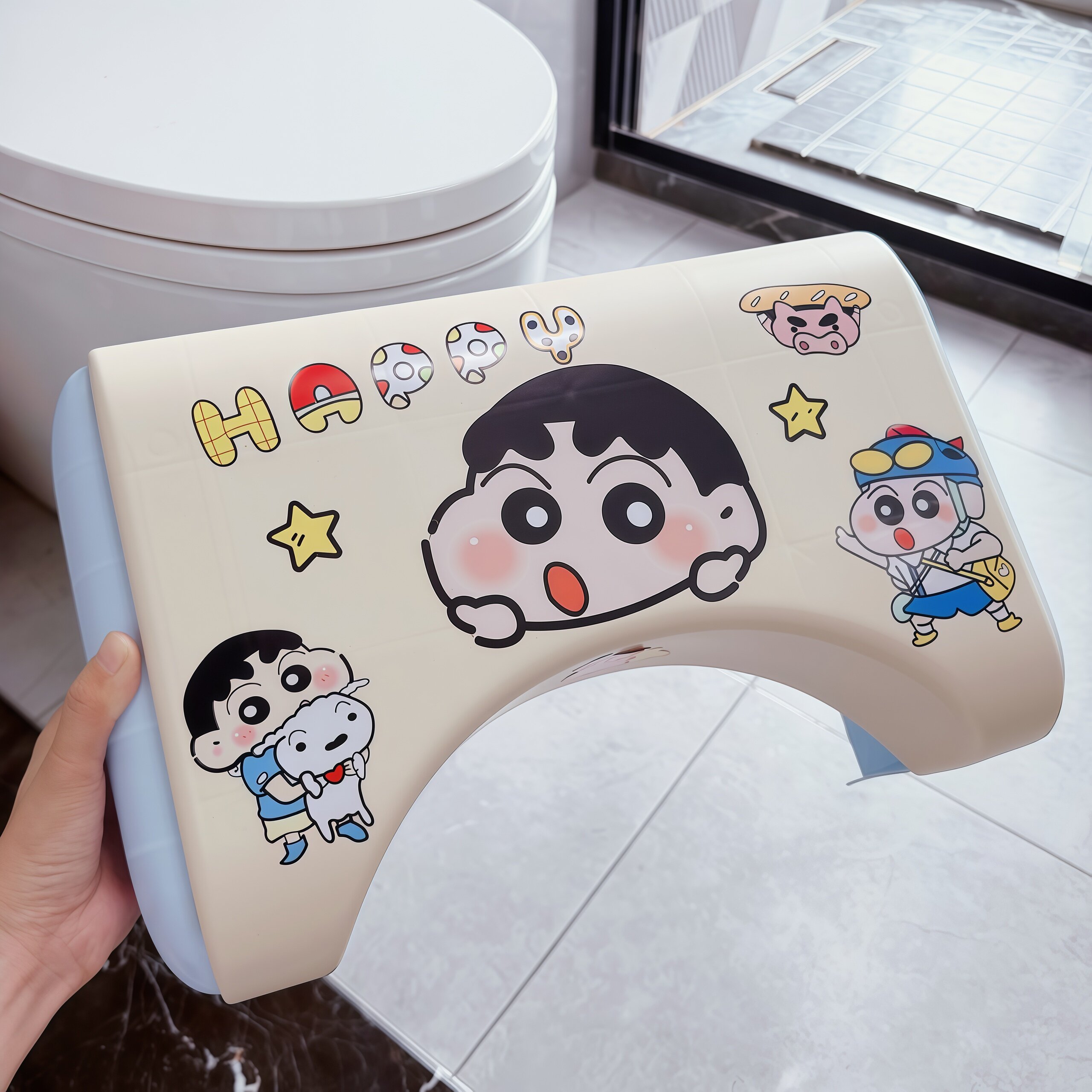 儿童可爱踩脚凳马桶蹲便器踮脚凳家用加厚蹲坑助力神器卫生间厕所
