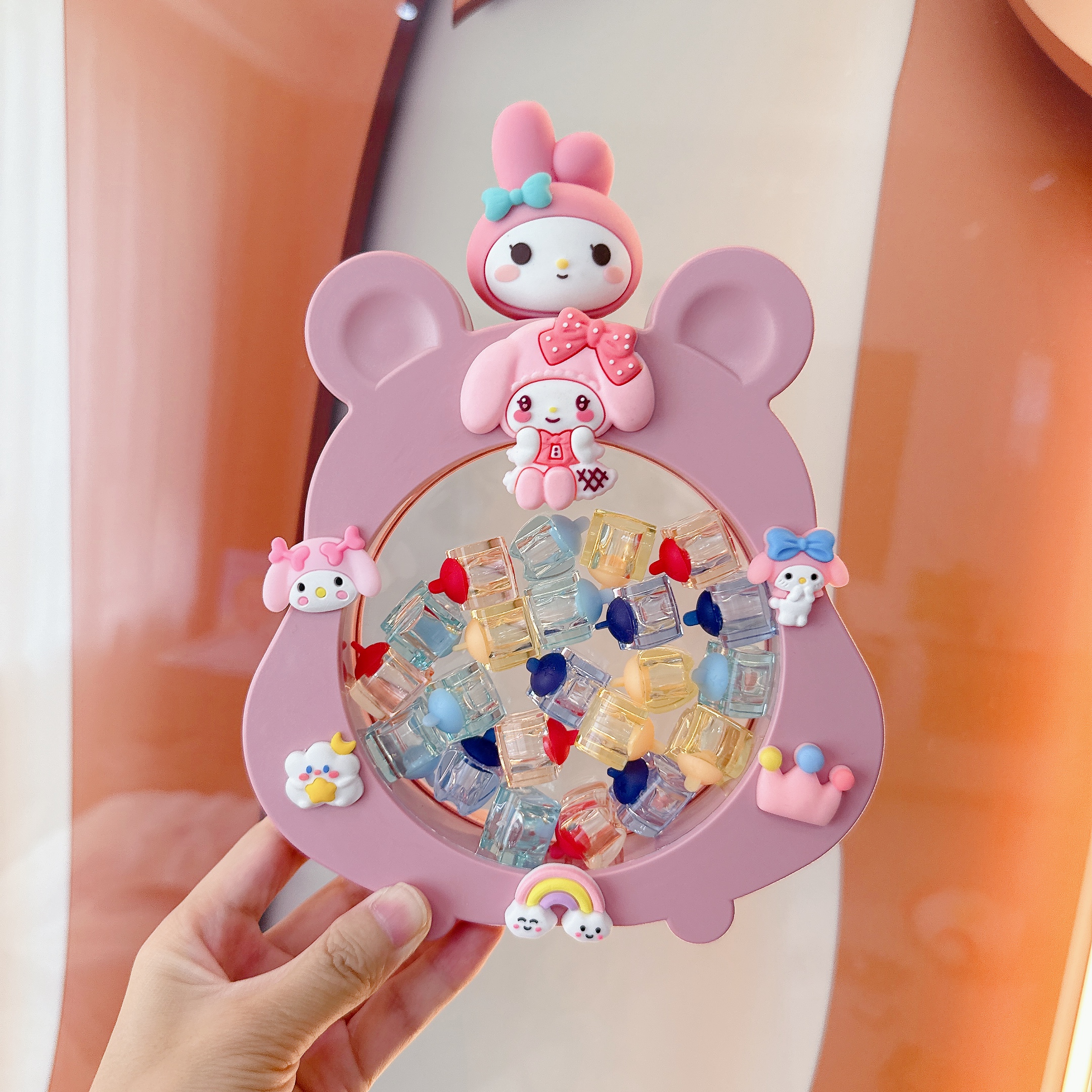 卡通乳牙收纳盒儿童牙齿胎毛纪念收藏换牙保存收集瓶储存男孩女孩