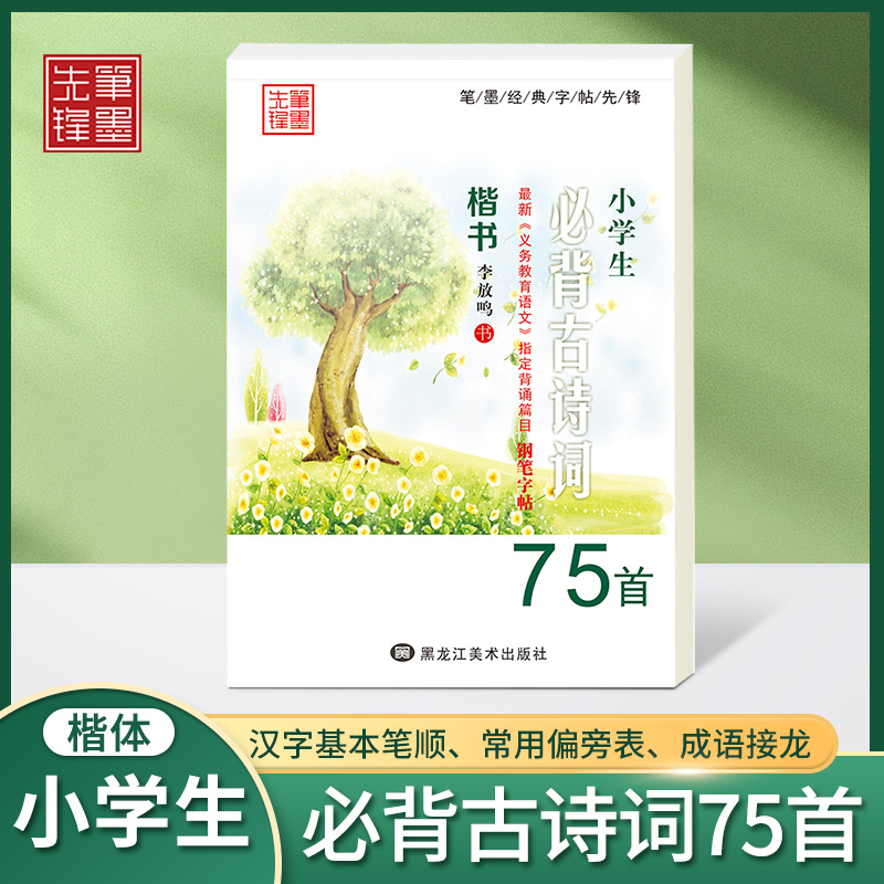 楷书小学生字帖笔墨先锋