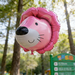 飘空铝膜气球可爱大象造型充氦气可飞天儿童宝宝绑腿玩具家庭通用