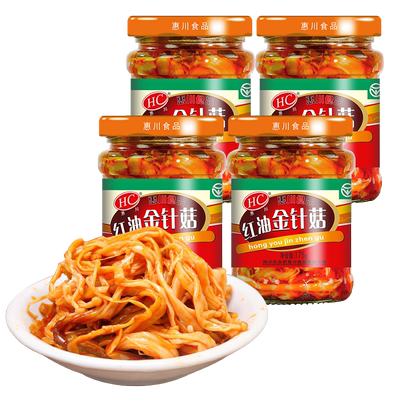 惠川四川红油金针菇下饭菜