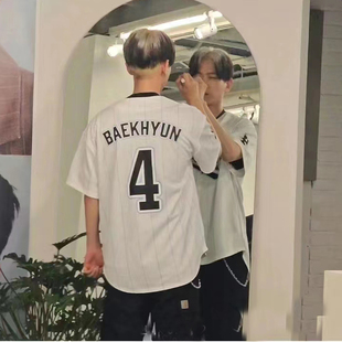 棒球服 Pract伯贤同款 Cream Dance Soda 现货EXO全员回归女同款