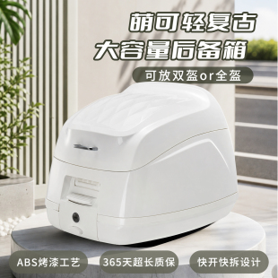 萌可通用ns150la复古摩托车尾箱大容量九号爱玛雅迪电动车后备箱