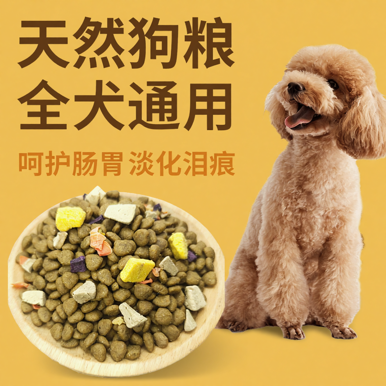 狗粮鸡肉味泰迪金毛幼犬成犬专用通用型冻干牛肉多拼粮调理肠胃