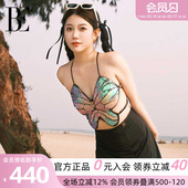 BE范德安联名时尚 系列比基尼女士分体泳衣纯欲蝴蝶短裙温泉度假