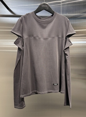 不退换全韩 MATINKIM韩国代购2025秋T恤 KM2577PT014M5J08