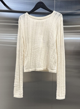 不退换全韩 MATINKIM韩国代购2025秋毛针织衫 MK2577PO012M 5J08