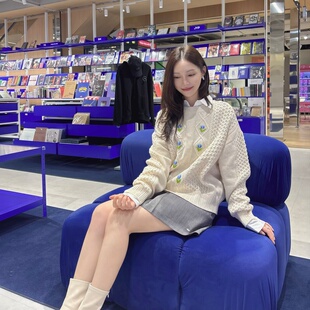 【小恩推荐】不退换全韩GENERALIDEA韩代25冬针织WBE4L05545 5K14