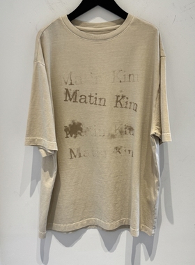 不退换COTA 韩国代购 MATINKIM 2026春 T恤 MK2634TS312U 6C20