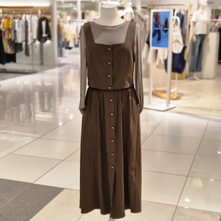 NEWYORK 韩国代购 25秋连衣裙 5I03 全韩百货 VB9OP12 VISIT