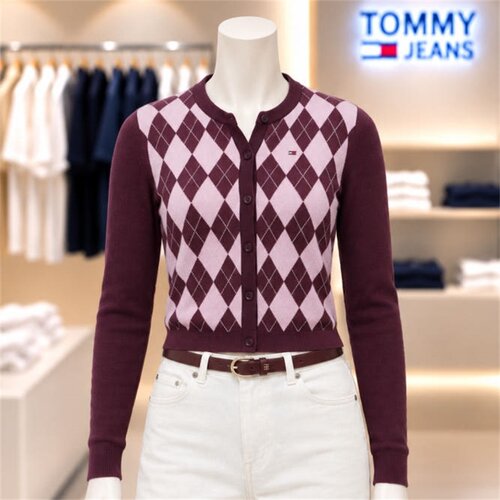 不退换COTA韩国代购TOMMYJEANS26秋女针织衫 T32G7KCD19TWT1 6I28