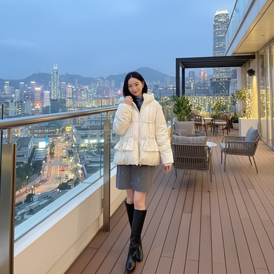 【小恩推荐】不退换全韩LUCKYCHOUETTE冬外套 LFUC-W25340 5K05