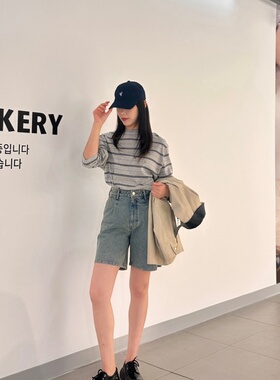 【小元推荐】不退换COTA 韩 DEPOUND 26春短裤 DP2612DN003M 6B04