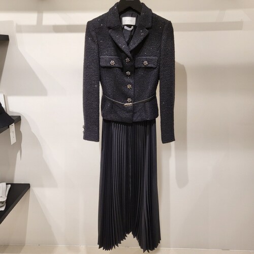 不退换全韩奥莱MICHAA韩代夏连衣裙 MIP8-YOP-910(OL) 5H01