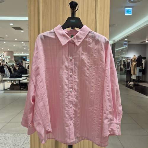 COTA韩国代购BENETTON 2026春 时尚衬衫 BABL54-631 6C12