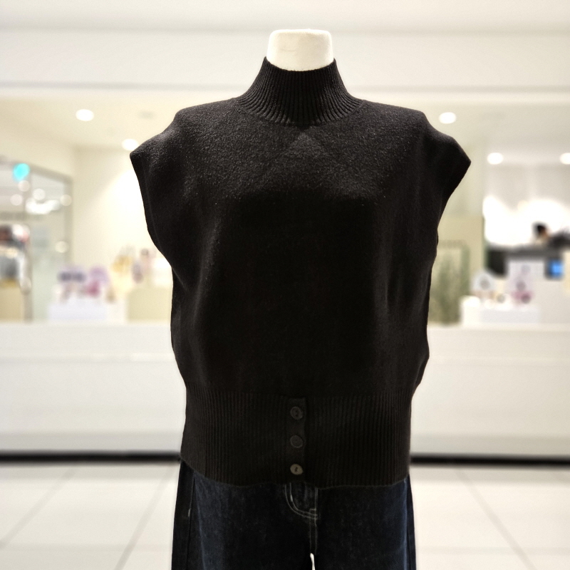 全韩百货 LESHOP 韩国代购 2025秋 时尚背心 L1G42KVT010 5I15