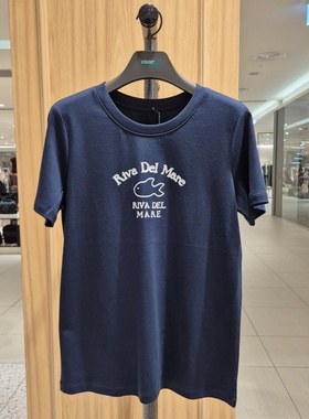 全韩百货 BENETTON 韩国代购2025秋 时尚T恤 BATSE7-541 5I12