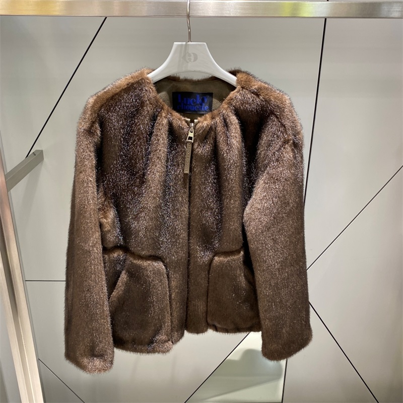 不退换全韩百货LUCKYCHOUETTE韩代25秋外套 LFOA-W25310 5K05
