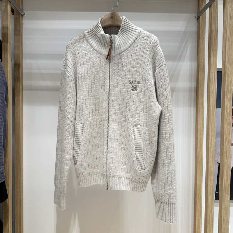 不退换全韩百货SATUR韩国代购2025冬 针织开衫 SA253UKC05 5K25
