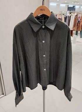 全韩百货 ABFZ 韩国代购2025秋 时尚衬衫  AFZ4ZB31J 5I11